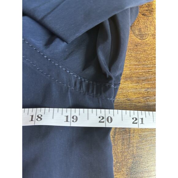 J Crew‎ Womens Jacket XS Blue Bomber Full Zip Quick Dry Business Preppy Gorpcore - Picture 3 of 8